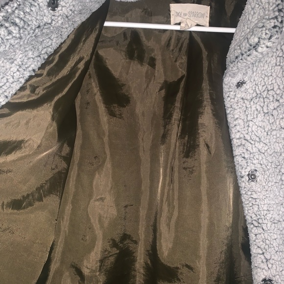 Sky and Sparrow Grey Teddy Jacket - Picture 5 of 6